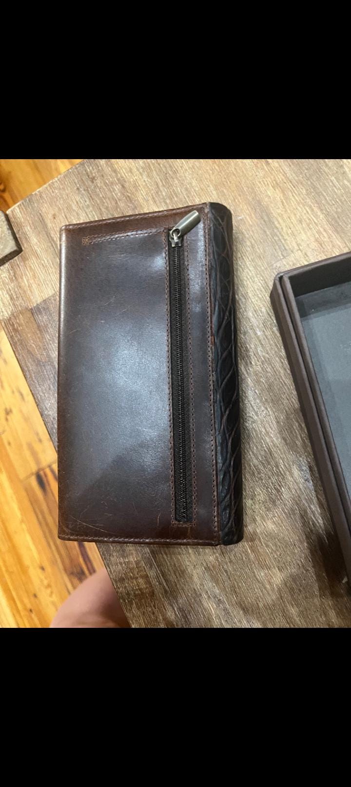 Authentic Louisiana Alligator Leather Wallet – Handcrafted Exotic Skin Clutch