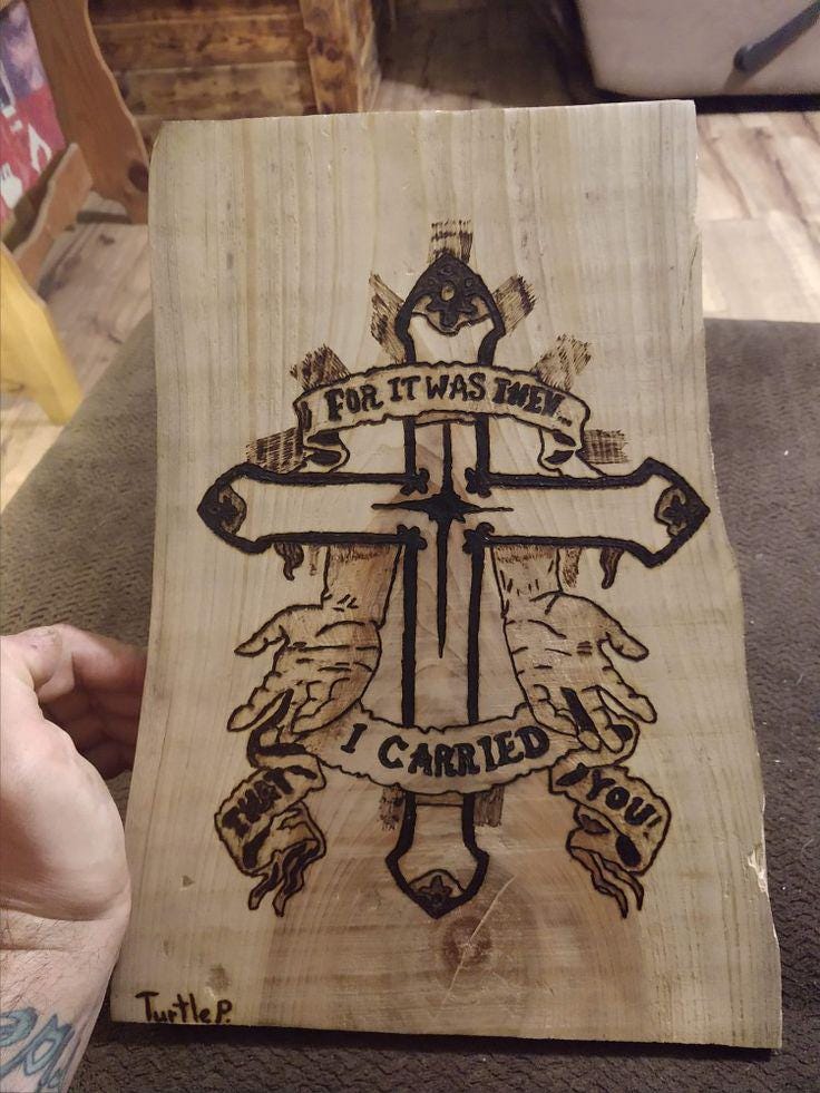 Hand-Burned Scripture Wood Sign | Custom Christian Gift wall art multiple designs available