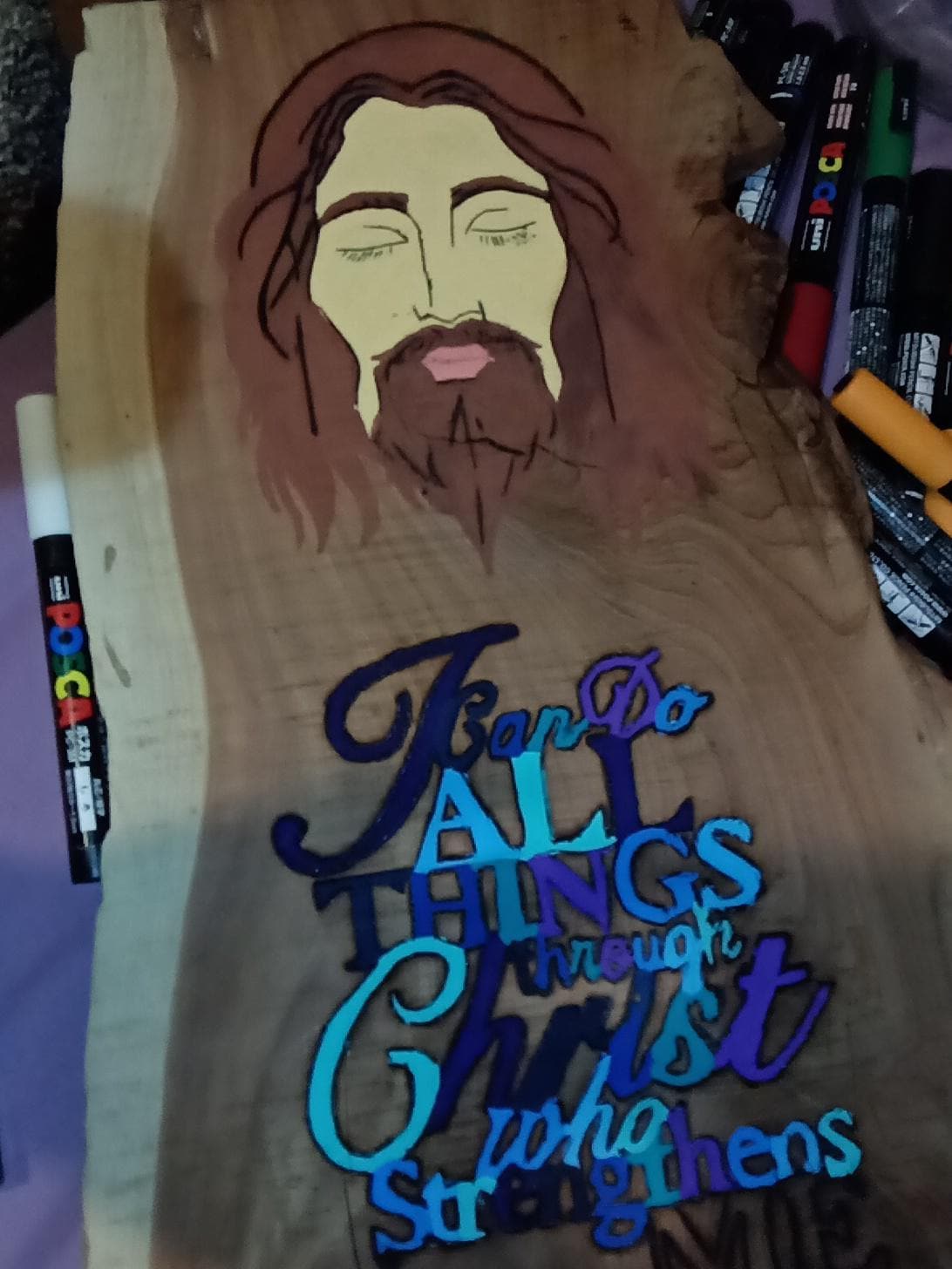 Hand-Burned Scripture Wood Sign | Custom Christian Gift wall art multiple designs available