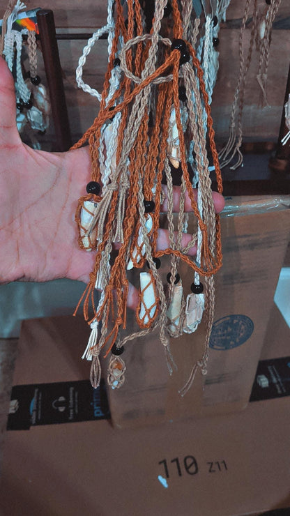 Louisiana Alligator Tooth Necklace & Bracelet Set | Handmade Jewelry