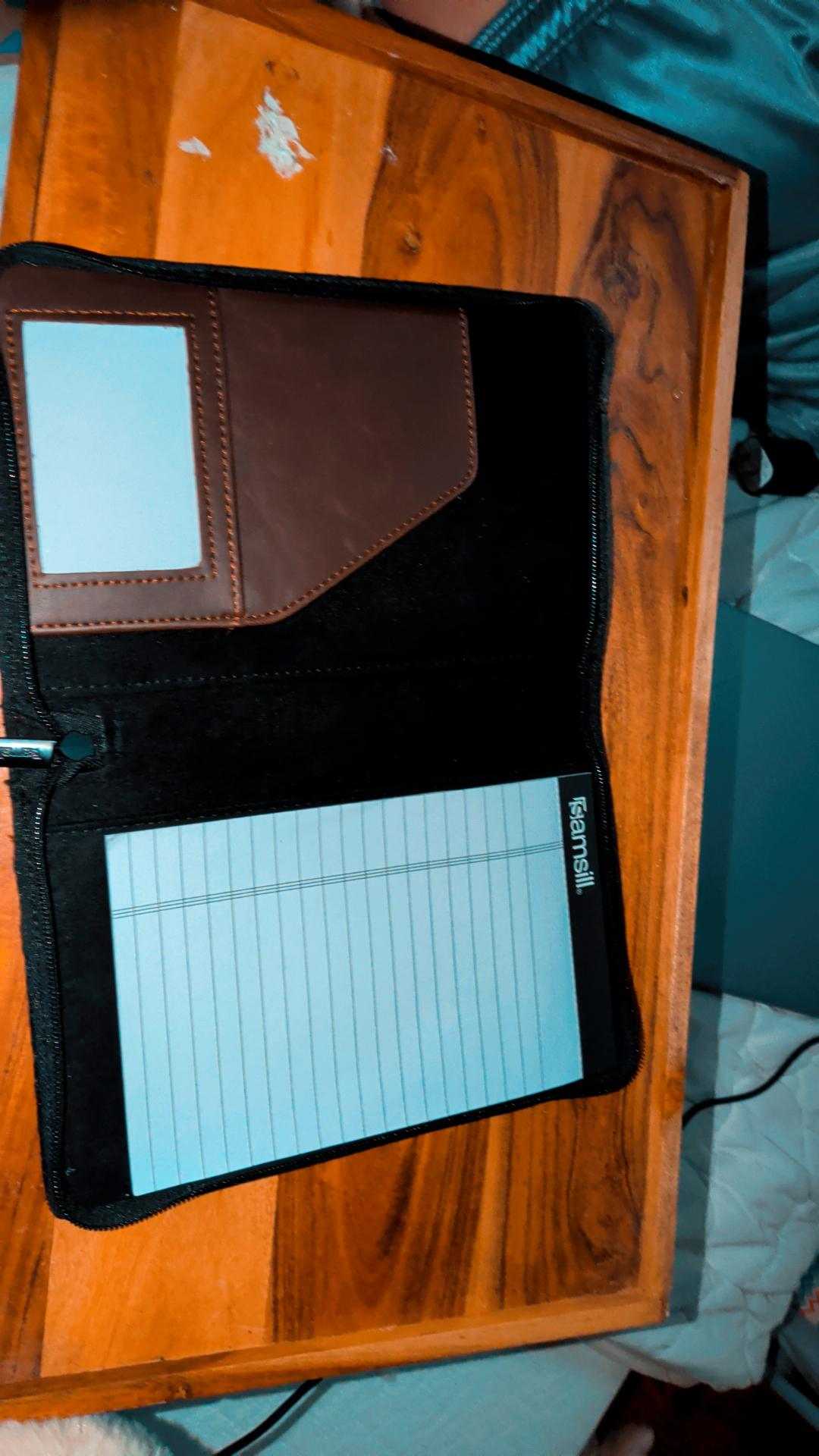 Bayou Alligator Leather Padfolio | Handmade Louisiana iPad Case