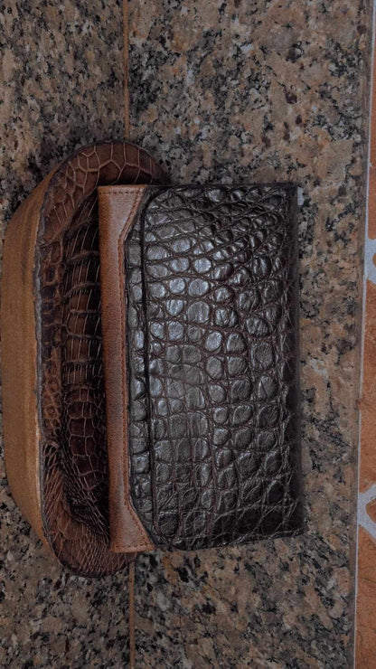 Louisiana Alligator Leather Wallet | Handcrafted Exotic Skin Clutch