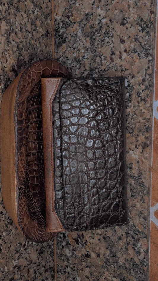 Louisiana Alligator Leather Wallet | Handcrafted Exotic Skin Clutch
