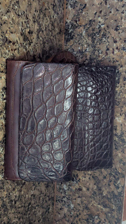 Louisiana Alligator Leather Wallet | Handcrafted Exotic Skin Clutch