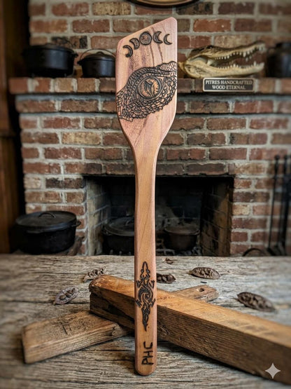 Hand-Burned Cypress Large Paddle | Father's Day Man Cave Decor Cypress