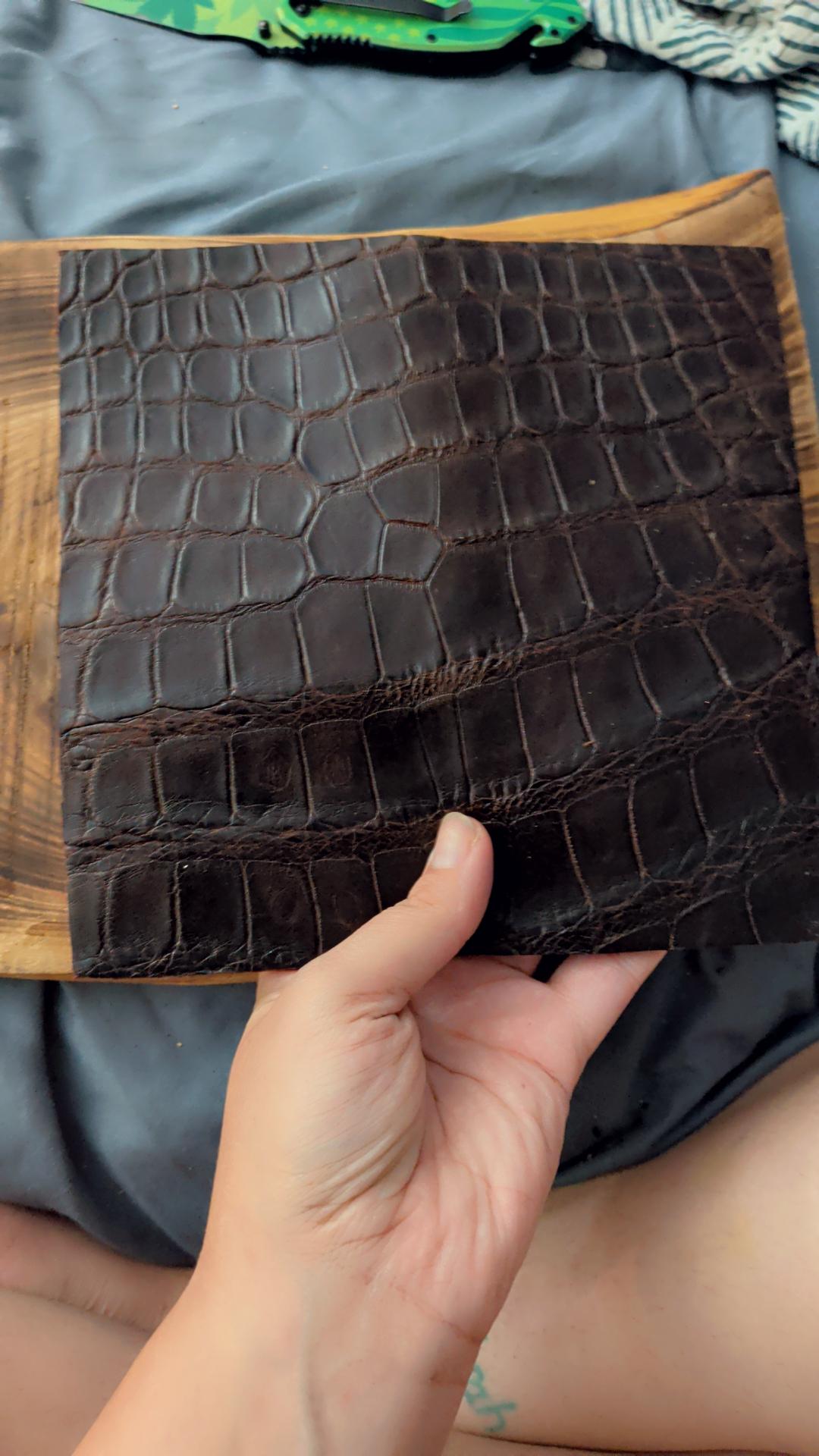 Louisiana Alligator Leather Wallet | Handmade Unisex Exotic Wallet