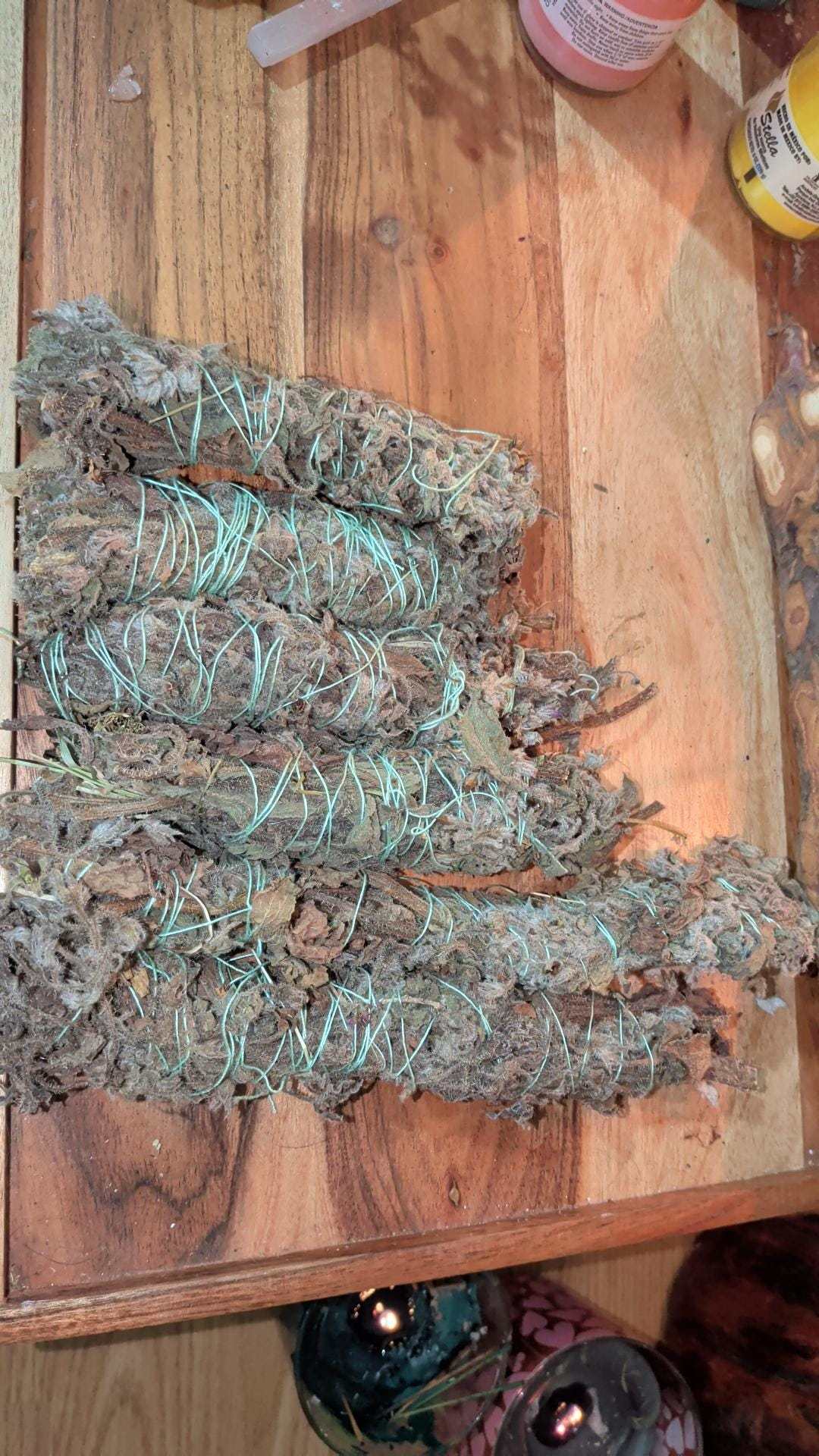 Bergamot Smudge | Hand-Tied Floral Herb Smudge Stick Bundle
