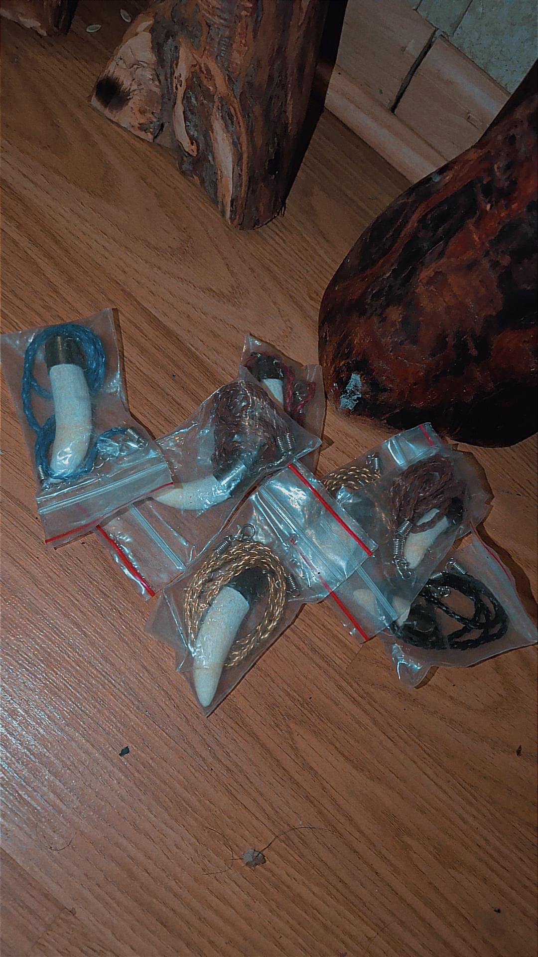 Genuine Alligator Tooth Necklace | Braided Leather Cord for Kids