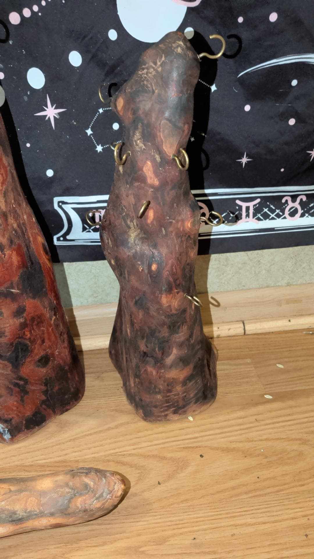 Rustic Cypress Knee Jewelry Display | Natural Wood Organizer