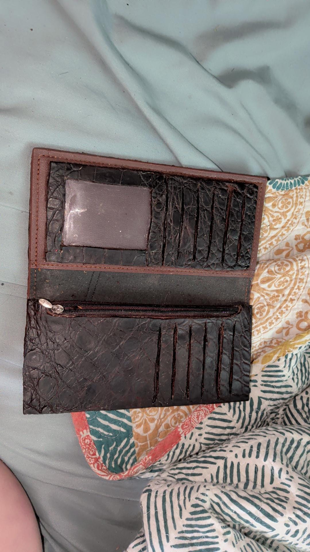 Louisiana Alligator Leather Wallet | Handmade Unisex Exotic Wallet