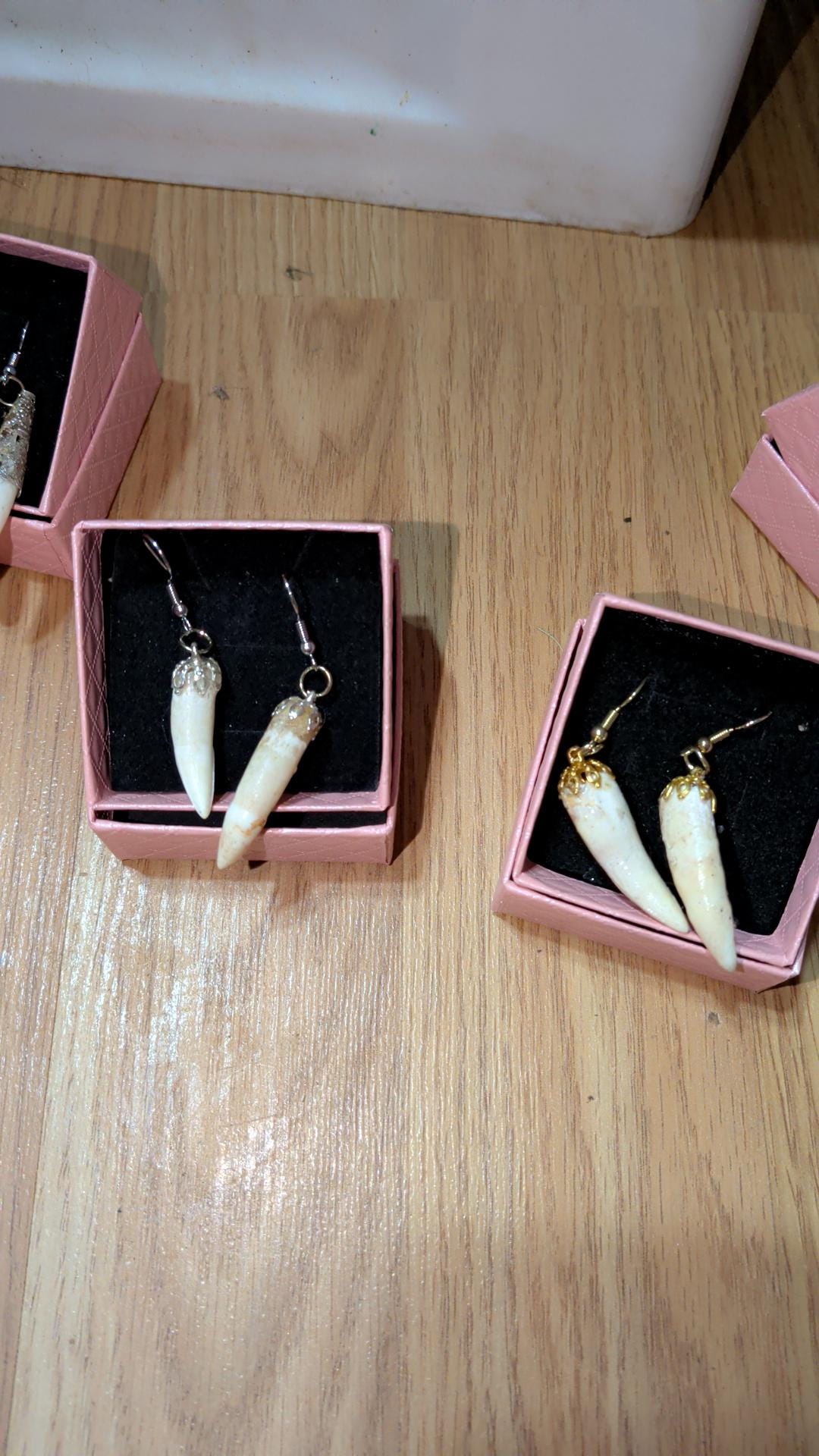 Genuine Alligator Tooth Earrings, Taxidermy Jewelry, Edgy Boho Accessories