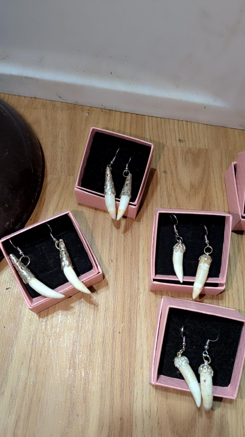Genuine Alligator Tooth Earrings, Taxidermy Jewelry, Edgy Boho Accessories