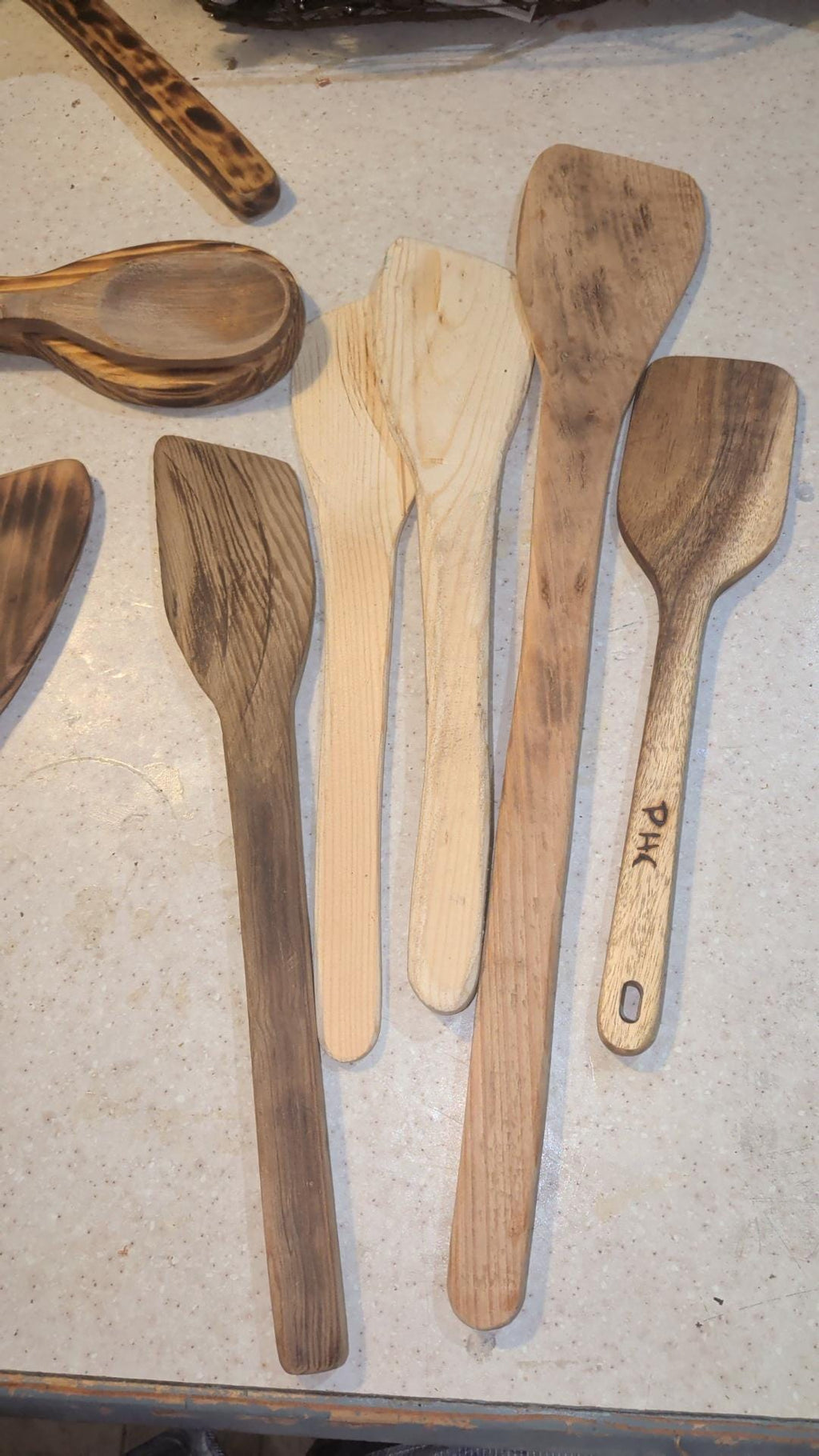 Hand-Burned Cypress Roux Paddle | Custom Louisiana Kitchen Utensil