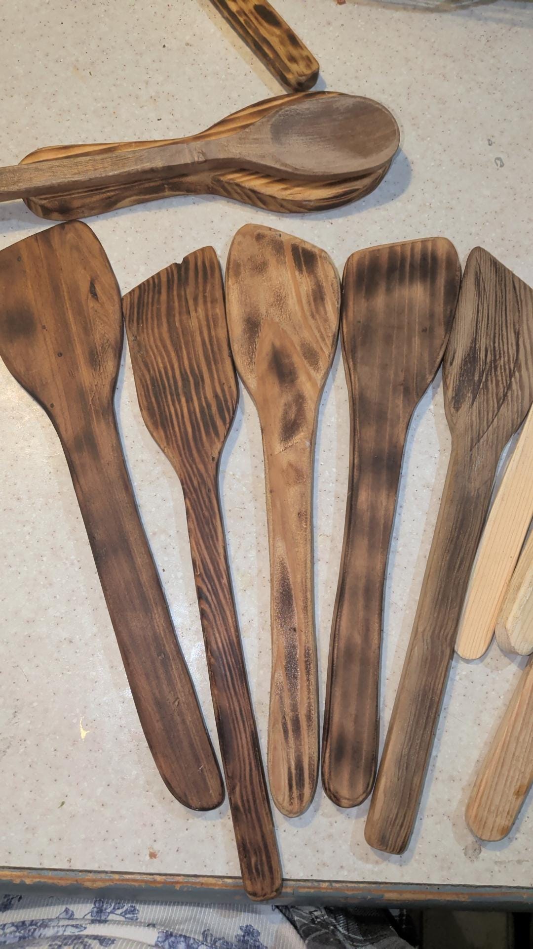 Hand-Burned Cypress Roux Paddle | Custom Louisiana Kitchen Utensil