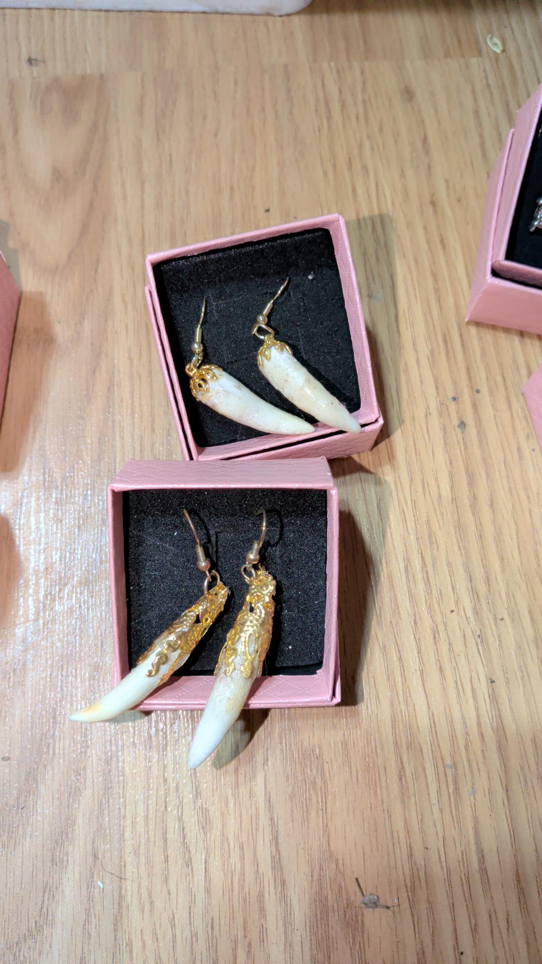 Genuine Alligator Tooth Earrings, Taxidermy Jewelry, Edgy Boho Accessories